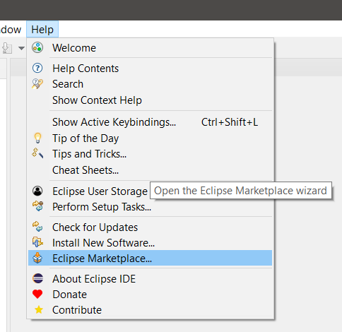 Eclipse Marketplace in Help Center