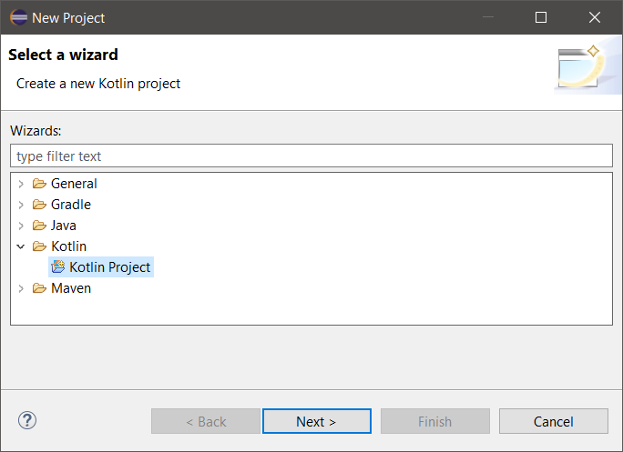 Kotlin Project in Eclipse